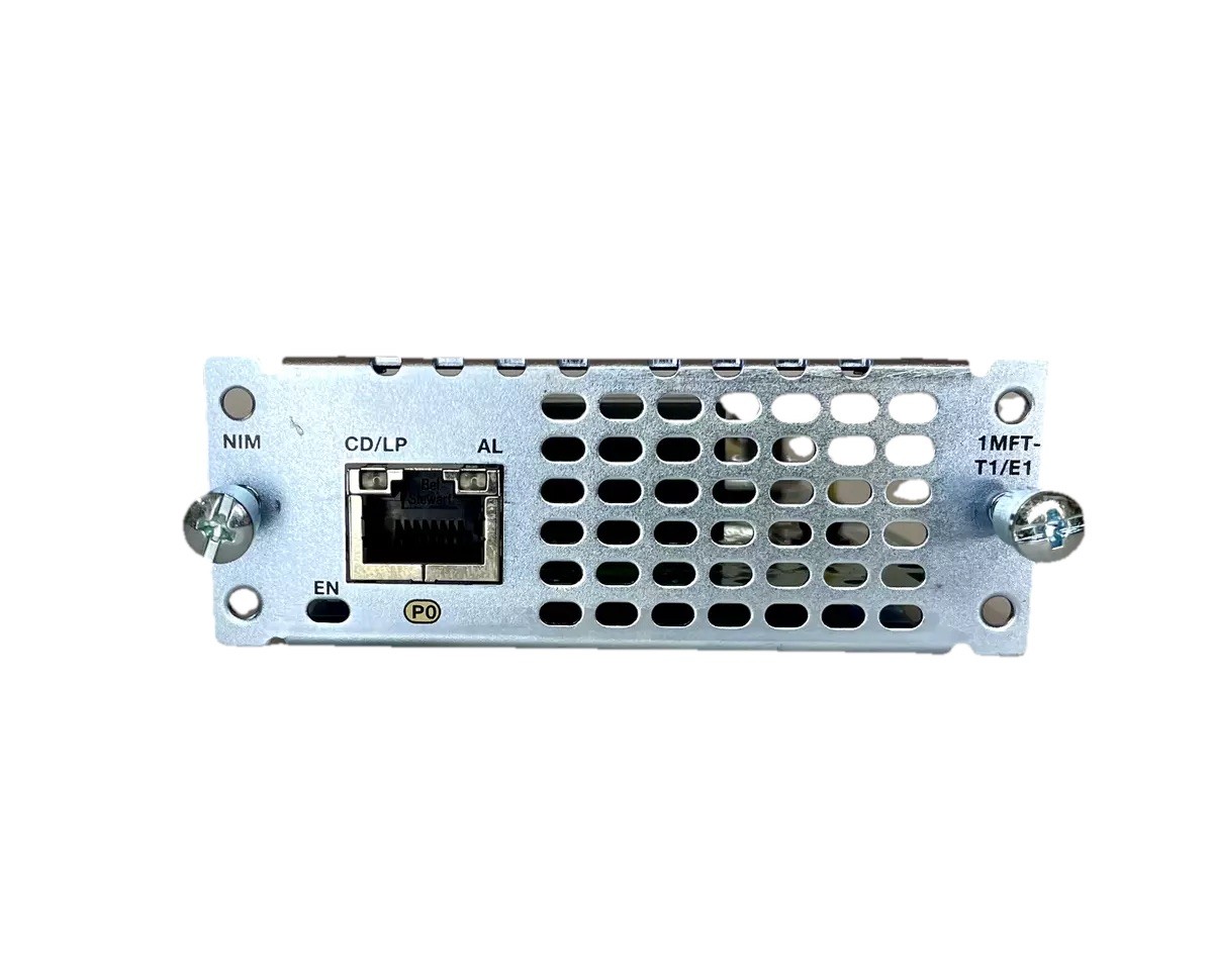 CISCO NIM-1MFT-T1/E1 1-Port Multi-flex Trunk Module Clear-channel Card T1/E1 NIM