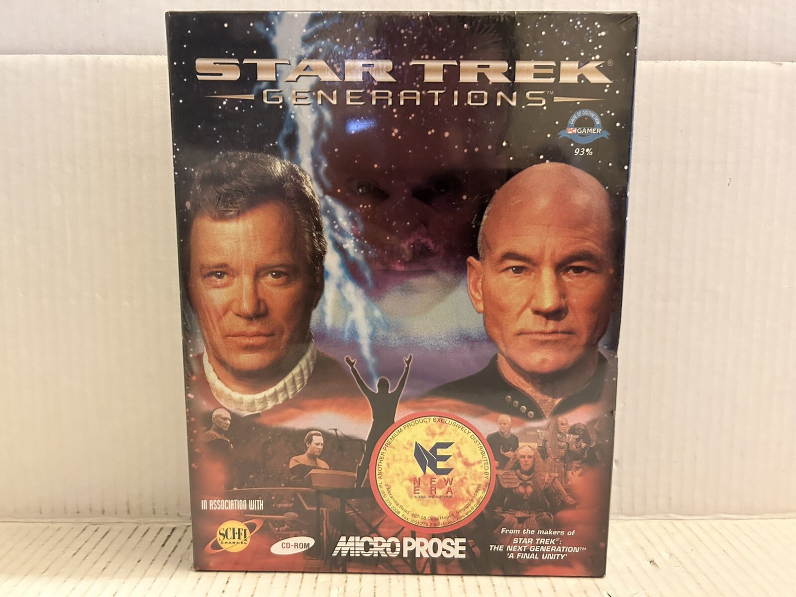 Microprose Star Trek Generations Windows 95 PC CD-ROM Software Game (1997) New