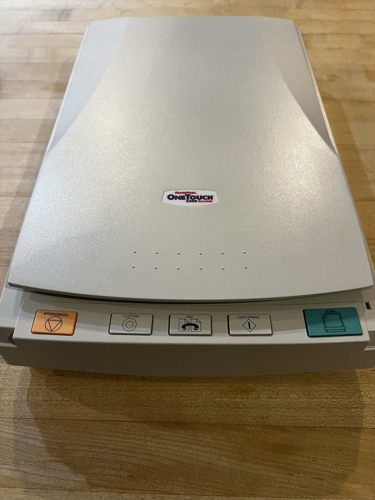 Visioneer OneTouch 5300 Flatbed Scanner No Power Cord