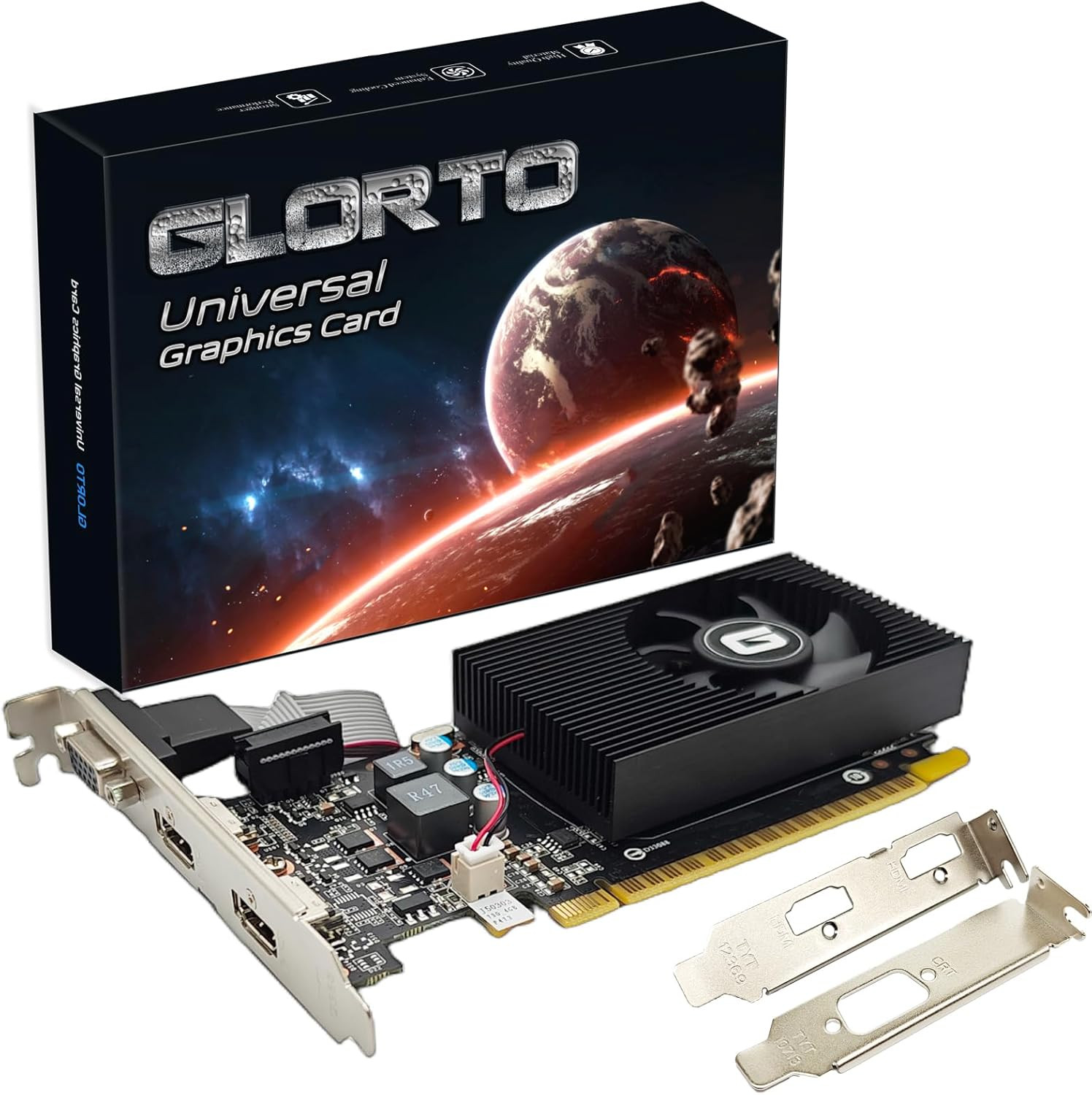 Geforce GT 730 4G Low Profile Graphics Card, 2X HDMI, VGA, DDR3, PCI Express 2.0