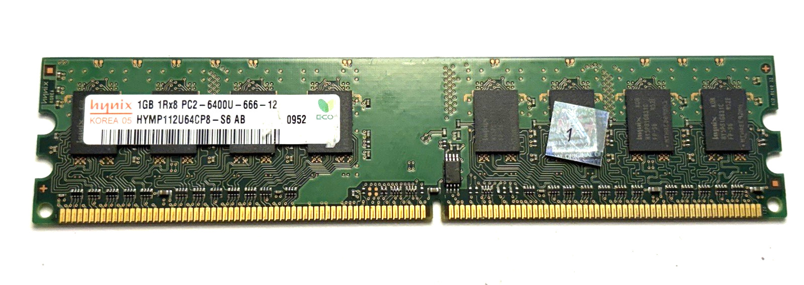 Hynix 1GB DIMM 800 MHz PC2-6400 DDR2 Memory (HYMP112U64CP8S6)