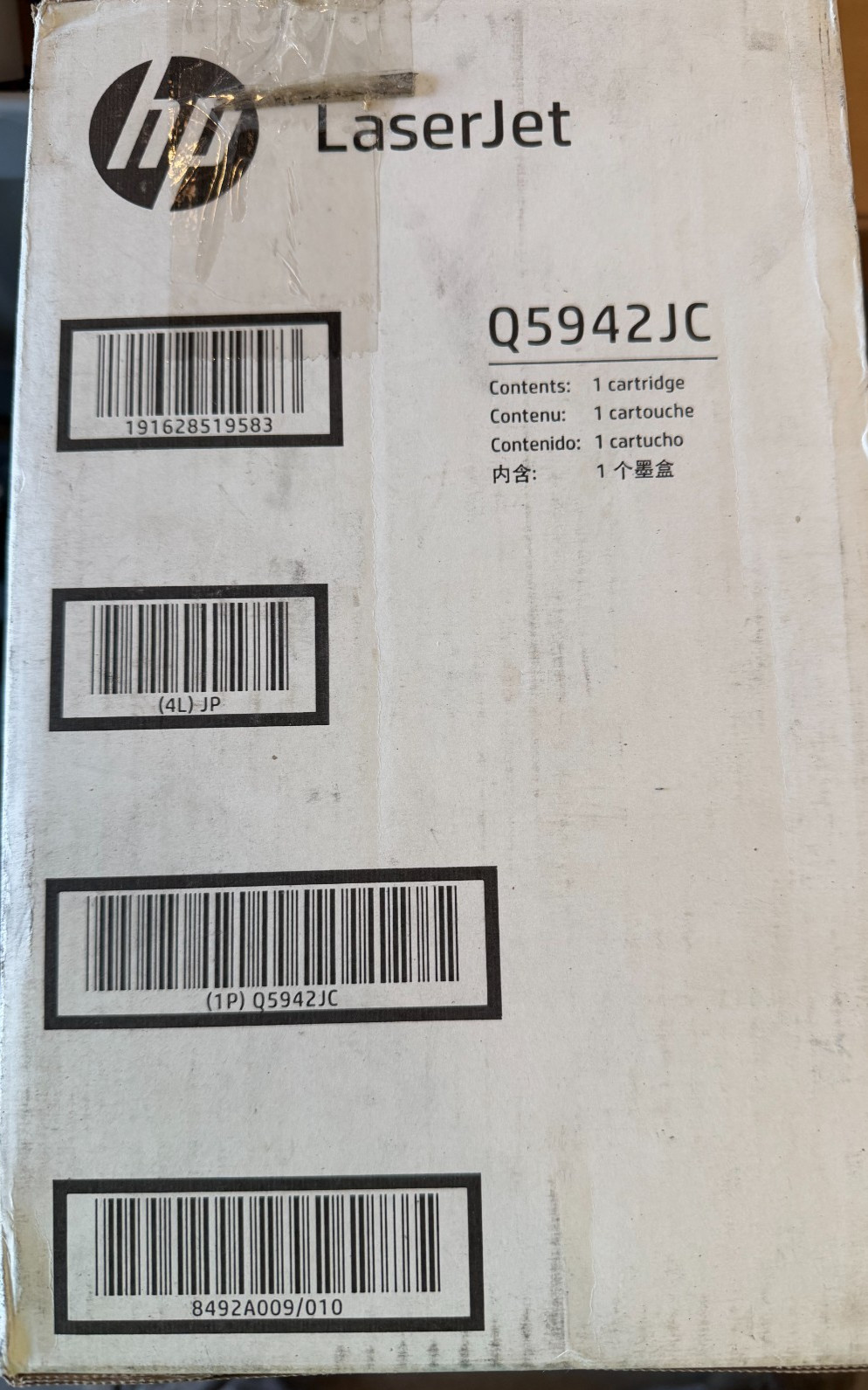 Genuine HP Q5942JC Print Cartridge Black  42A  - Open Box