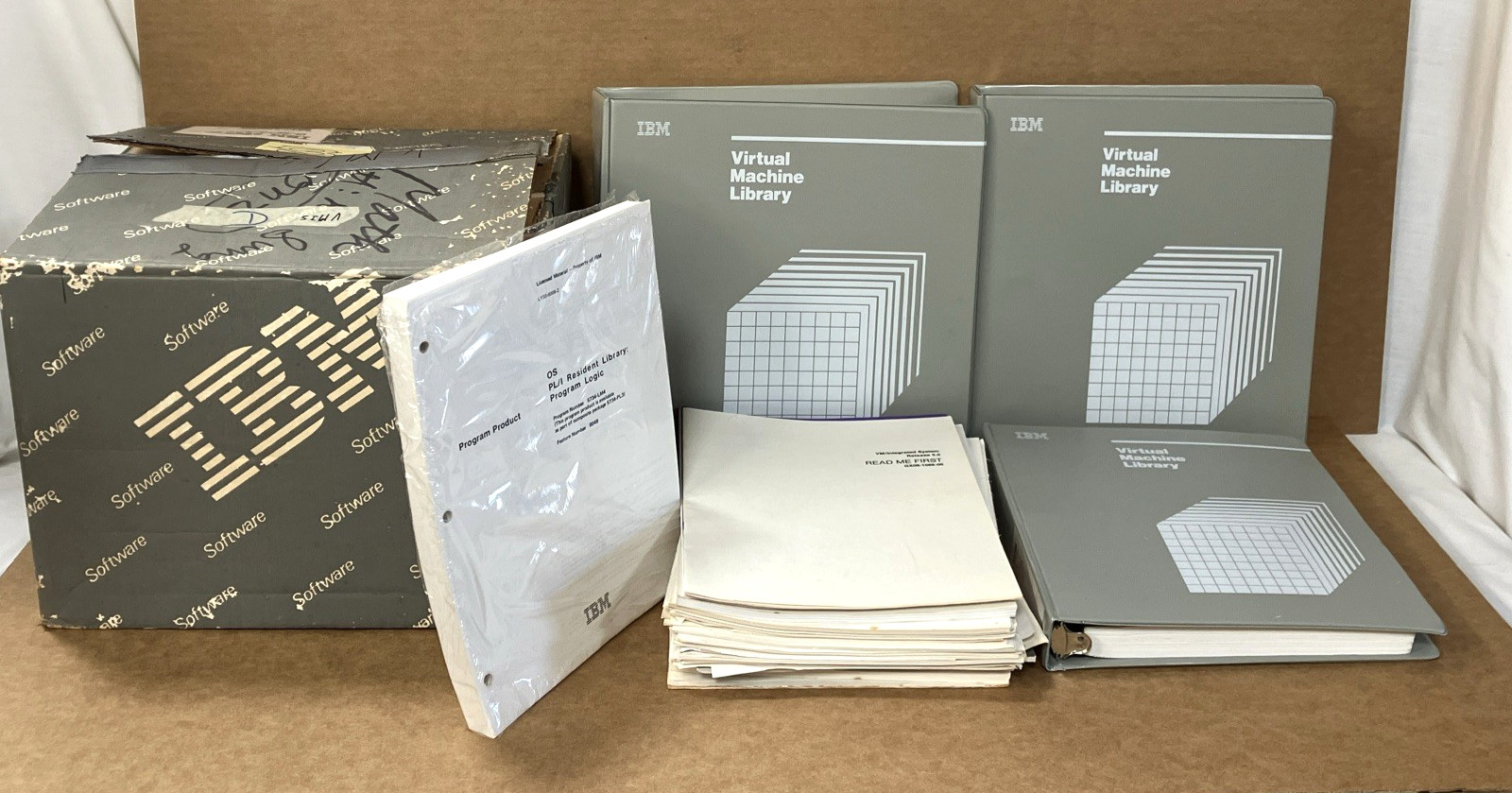 Vintage IBM 9370 VM/SP Virtual Machine Library Operating System Manuals Lot