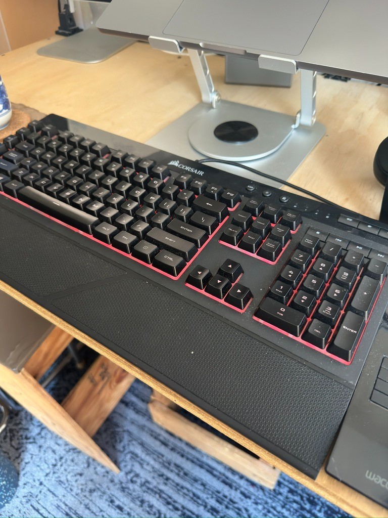 Corsair K55 CORE RGB Wired Keyboard Black