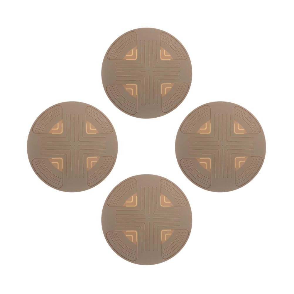4 Pack Heat Resistant Silicone Mat Appliance Kitchen Top Protecting