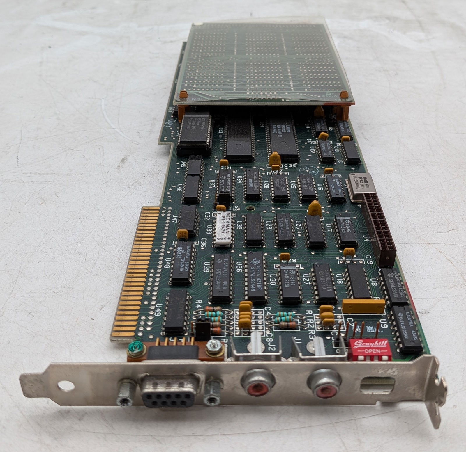 IBM EGA Enhanced Graphics Adapter w Memory Expansion 8-Bit Video Card 1501529