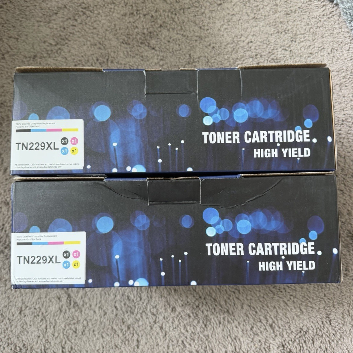 NEW TN229XL Compatible High Yield Toner 4-Pack CMYK for Brother Laser