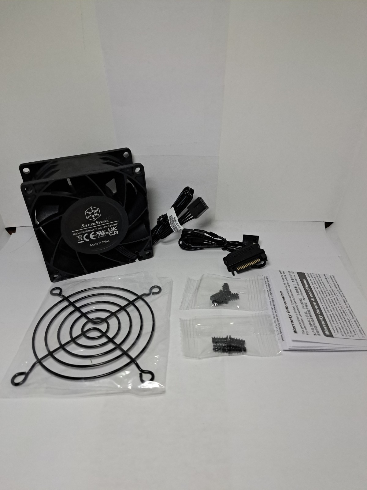 SilverStone FHS80X High Performance 80mm x 38mm PWM Industrial Fan