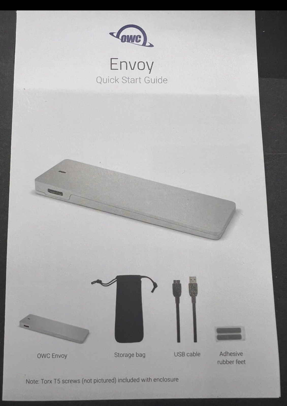 OWC / Other World Computing  Aura Flash Internal SSD with Envoy Upgrade Kit