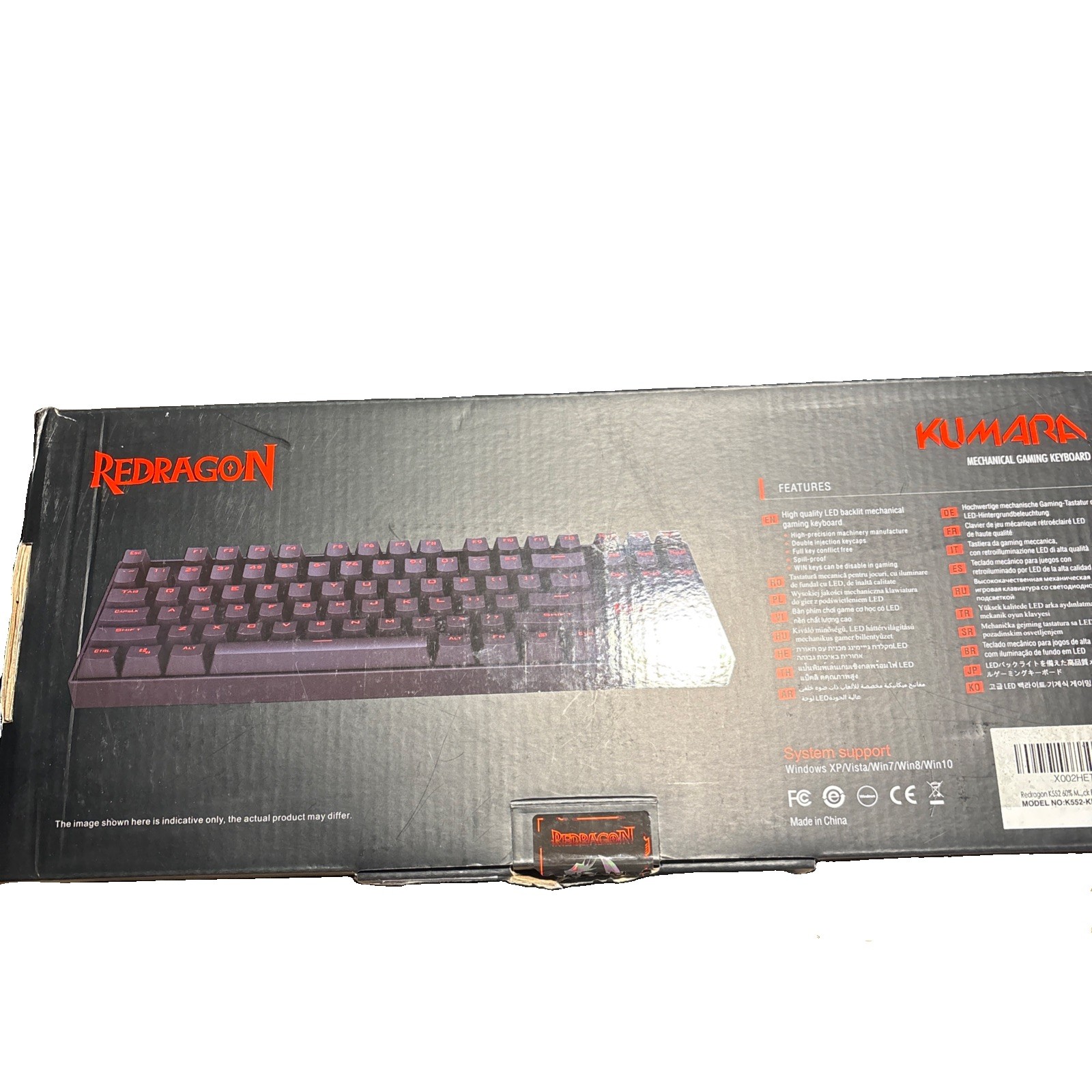 REDRAGON Kumara mechanical gaming keyboard (USB wired)
