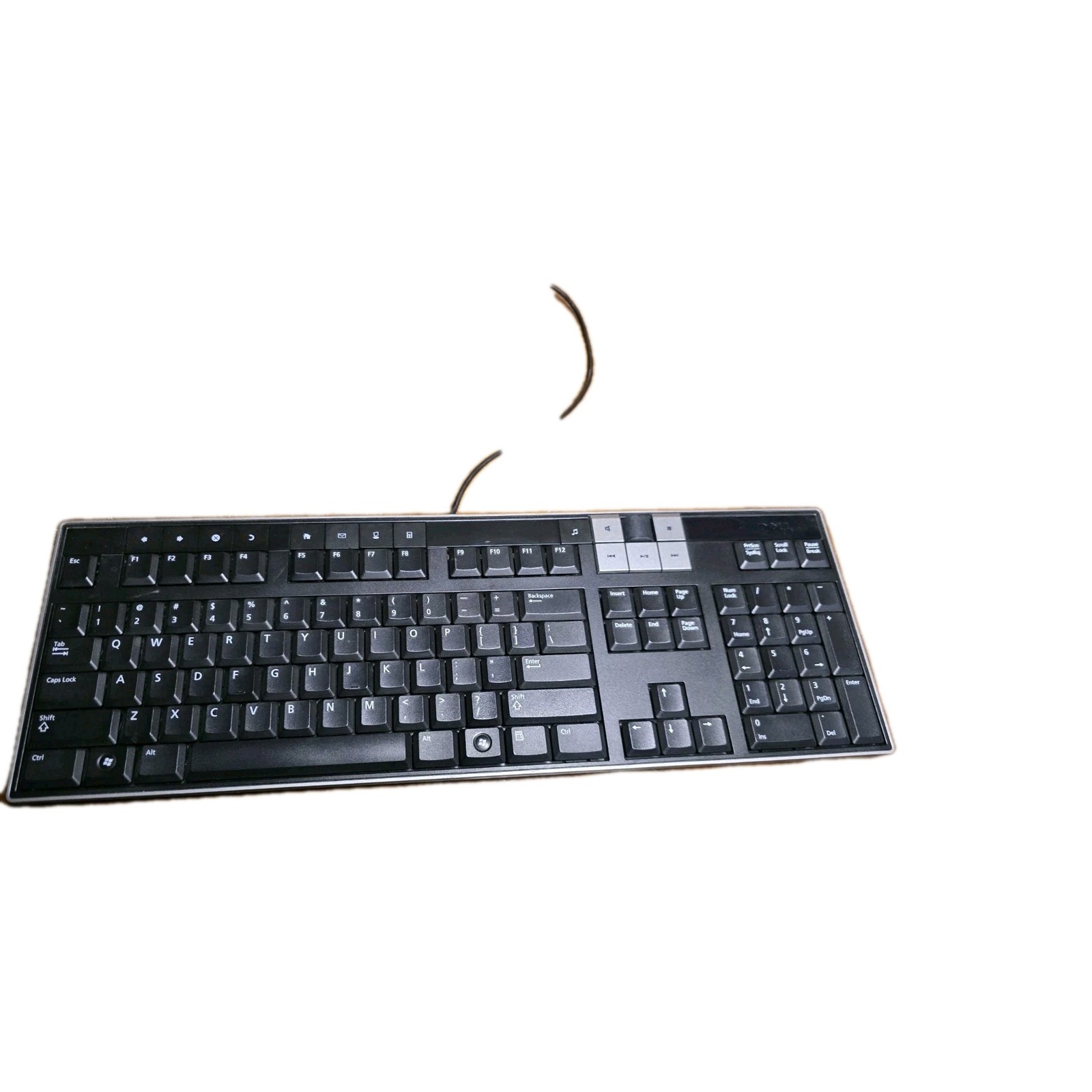 Genuine Dell Y-U0003-DEL5 U473D USB Multimedia Keyboard W/ 2 USB PORTS