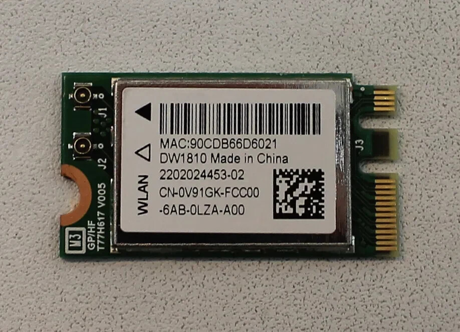 Oem Dell XPS 8940 8930 / G5 5000 5090 WIFI Bluetooth Wireless Card V91GK 0V91GK