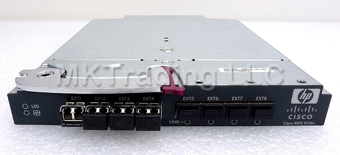 HP Cisco AG642A MDS 9124e 800-28651-01 DS-HP-FC-K9 V01 C-Class Fiber Switch