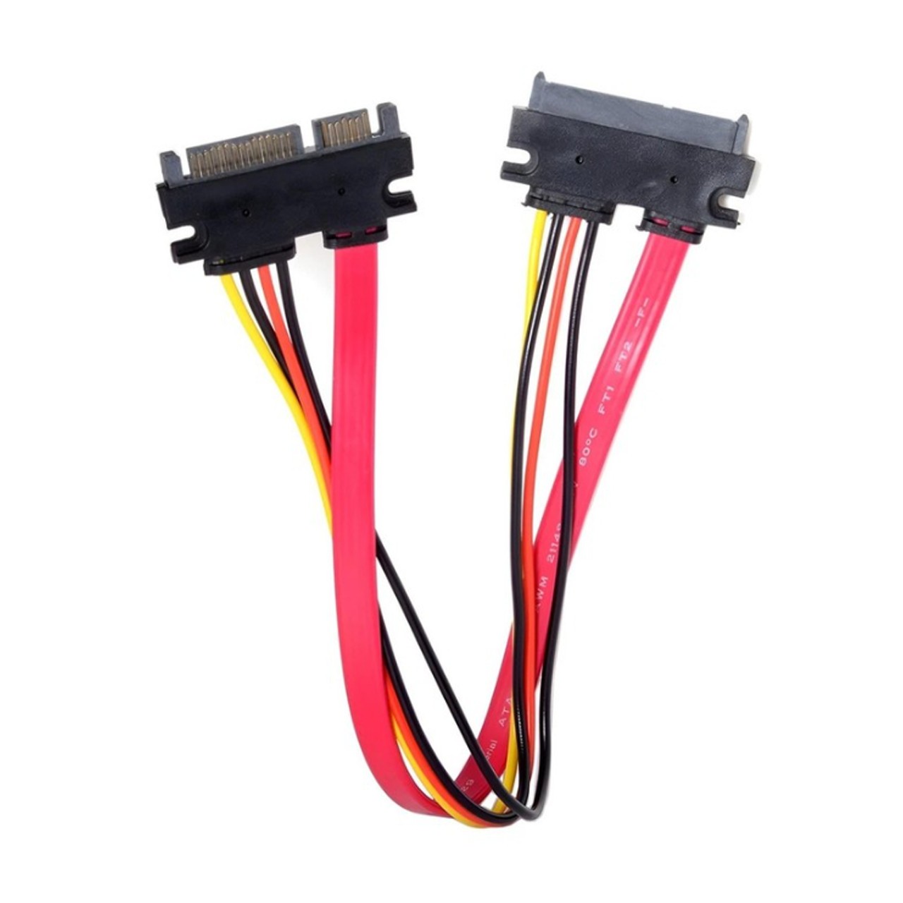 SATA 22Pin 7+15 Extension Cable Male to Female for SSD HDD Data Power Combo 1-5