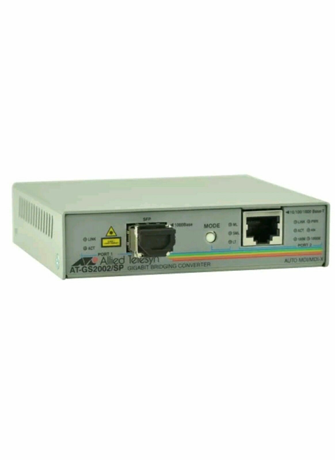 Allied Telesis Bridging/Media Converter, AT-GS2002/SP-10 Gigabit 500m LC