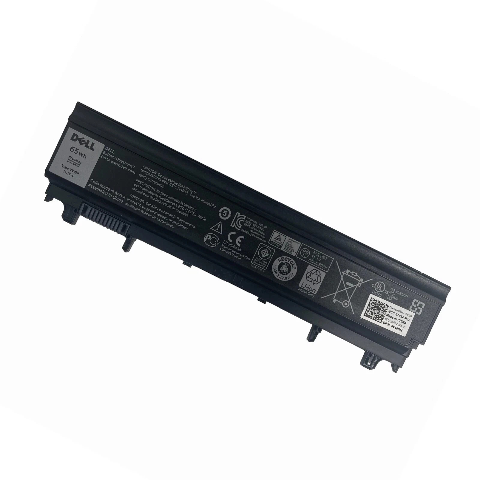 Genuine OEM 65Wh For Dell Latitude E5440 E5540 Laptop Battery Type VV0NF NVWGM