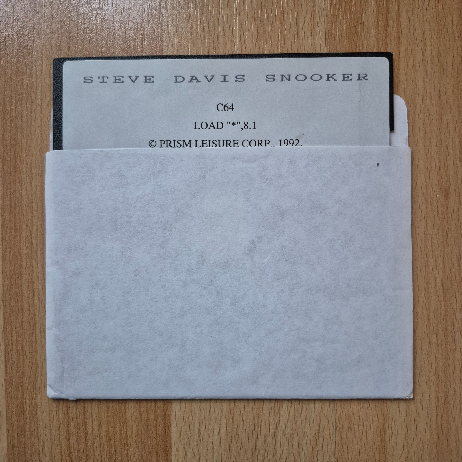 ✅ 1 Floppy Disk: STEVE DAVIS SNOOKER by PRISM ⭐ Commodore 64 C64 C128 ⚡️