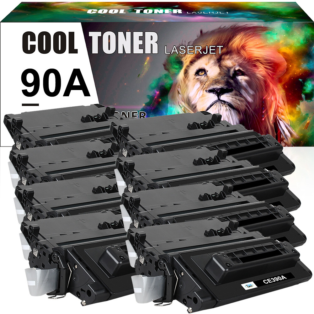 8 x Toner Compatible with HP 90A LaserJet Enterprise 600 M601 M602 M603