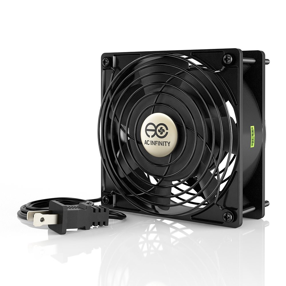 High Speed Aluminum 120mm Cooling Fan with Dual Ball Bearings 110 CFM 47 dBA