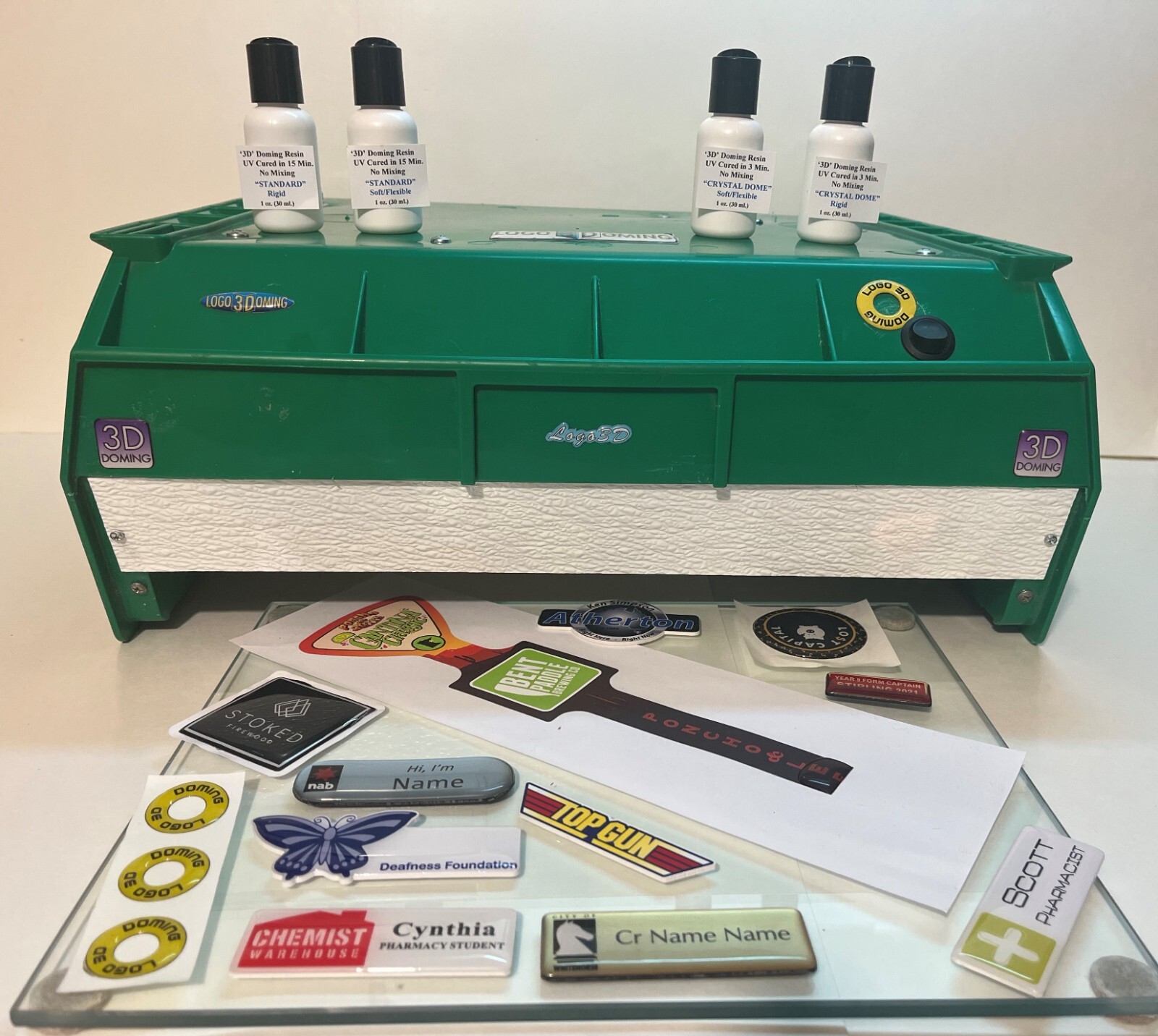 3D Doming UV System, kit for making labels, Decals, phone & computer vinyl cases