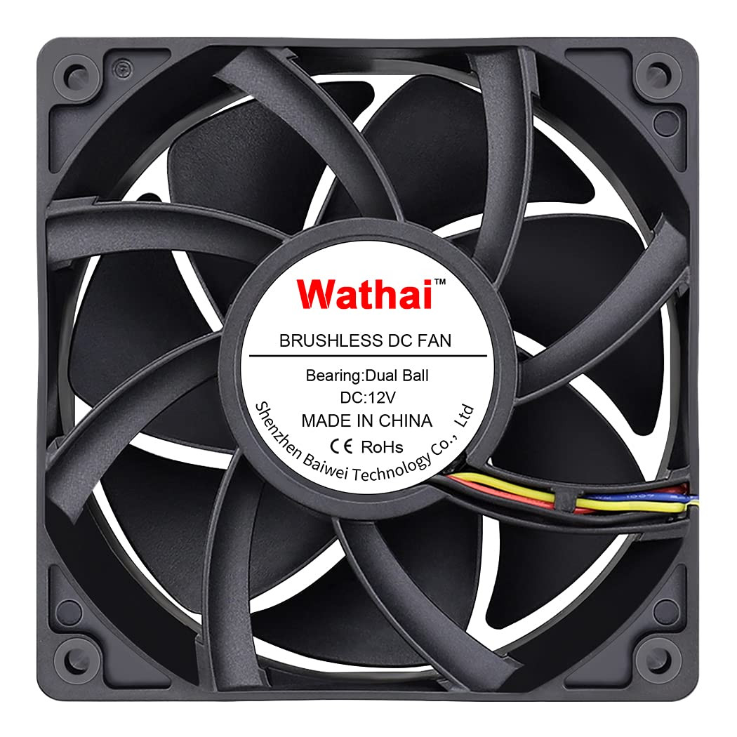 High Performance 120mm PWM PC Case Fan 12V 4Pin 5300RPM for Optimal Cooling