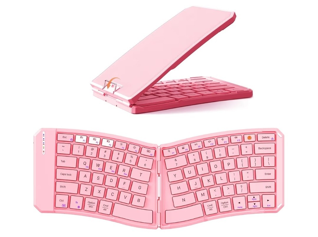 Meetion Pink Wireless Keyboard #220