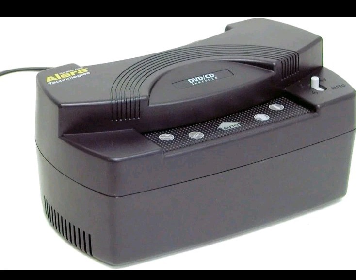 F1) Personal Alera Technologies Desktop CD DVD BR Disc Shredder Wiper