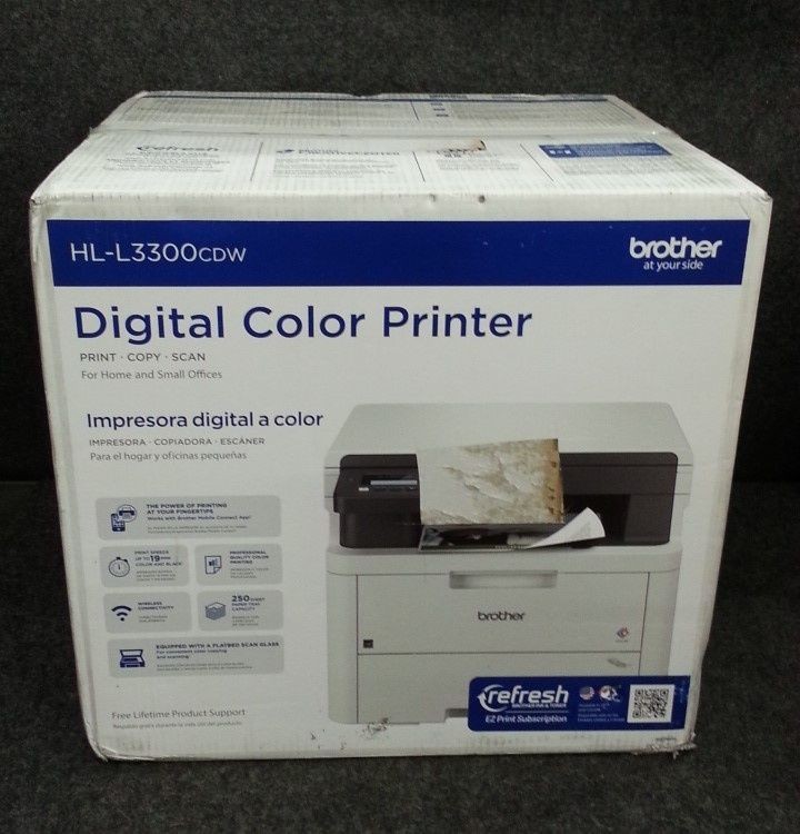 BROTHER HL-L3300CDW Digital Laser Color All-In-One Printer, Copy & Scan *