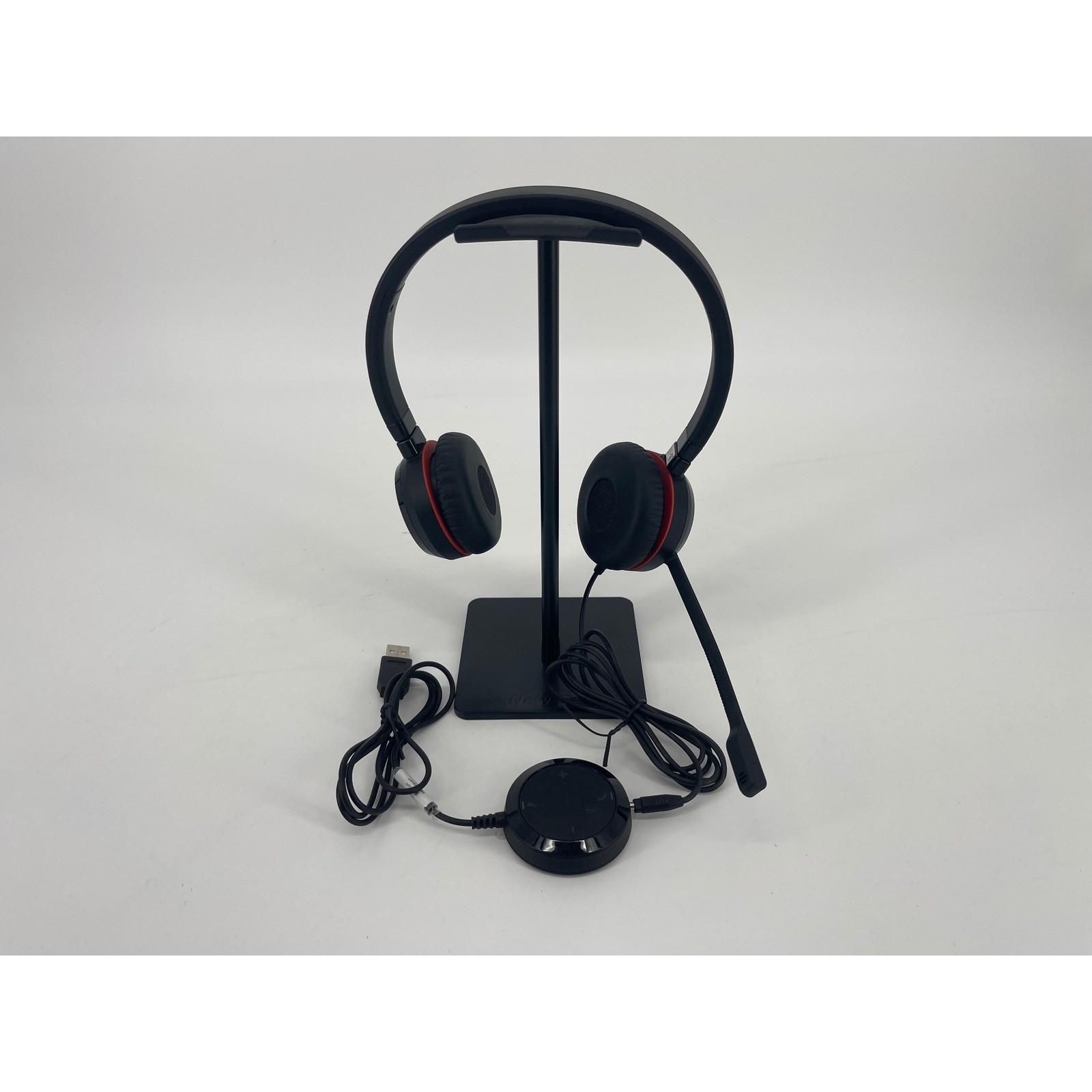Jabra Evolve 40 Headset Black Wired USB 3.5mm Stereo HSC060 Excellent