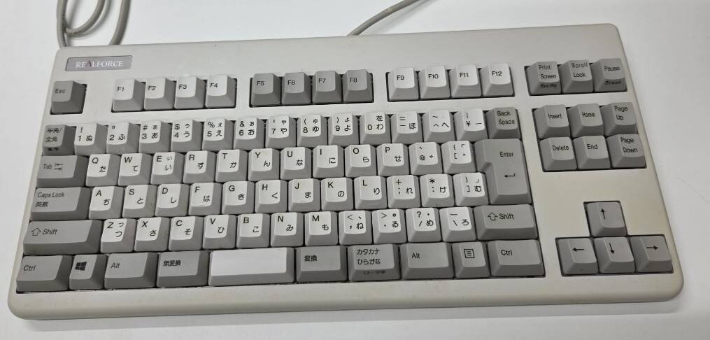 Topre Realforce 91U NG0100 Keyboard White Silent Tactile Japanese Layout Japan