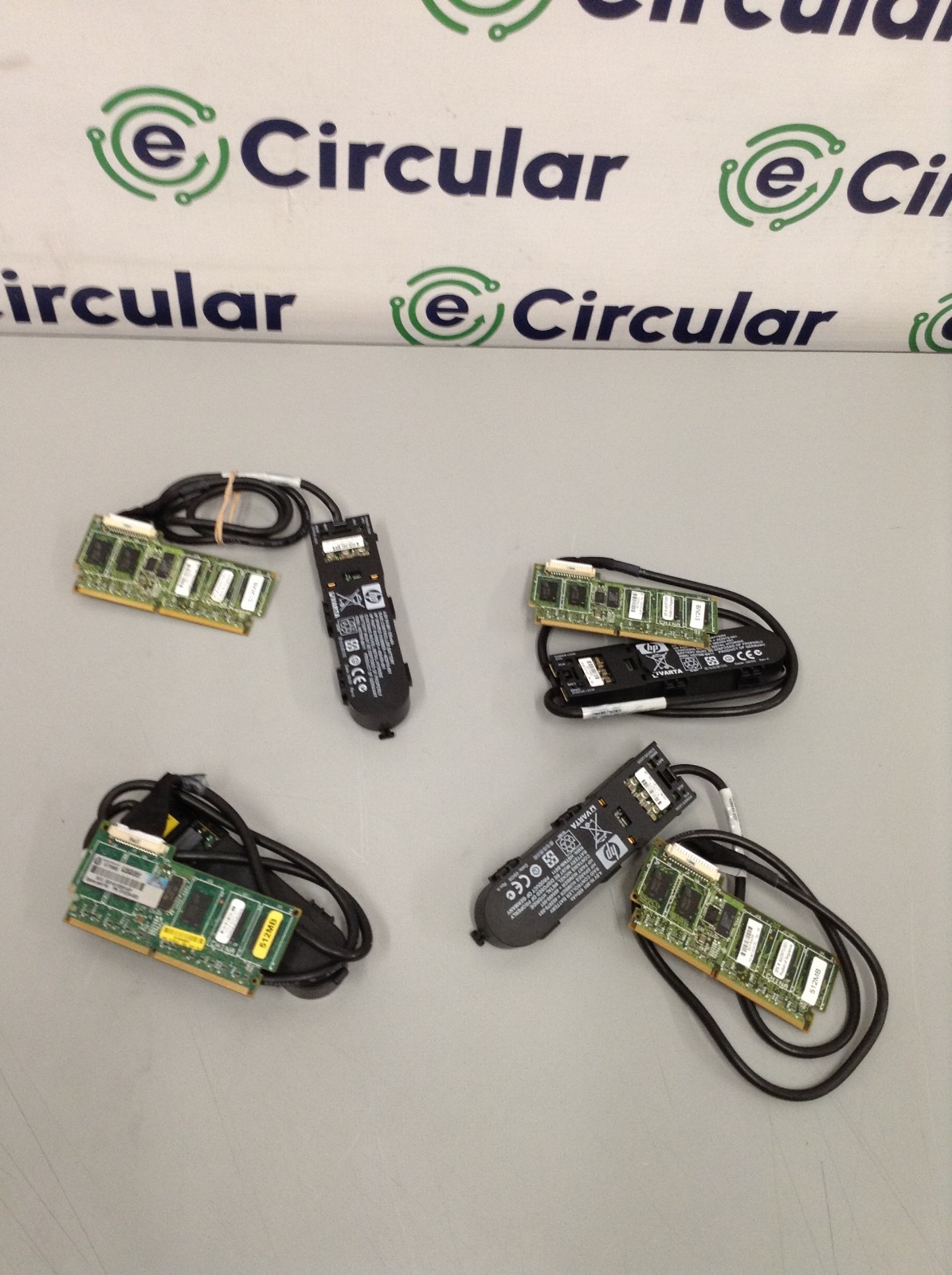 4x HP 462967-B21 462975-001 512MB P-series W/ Battery