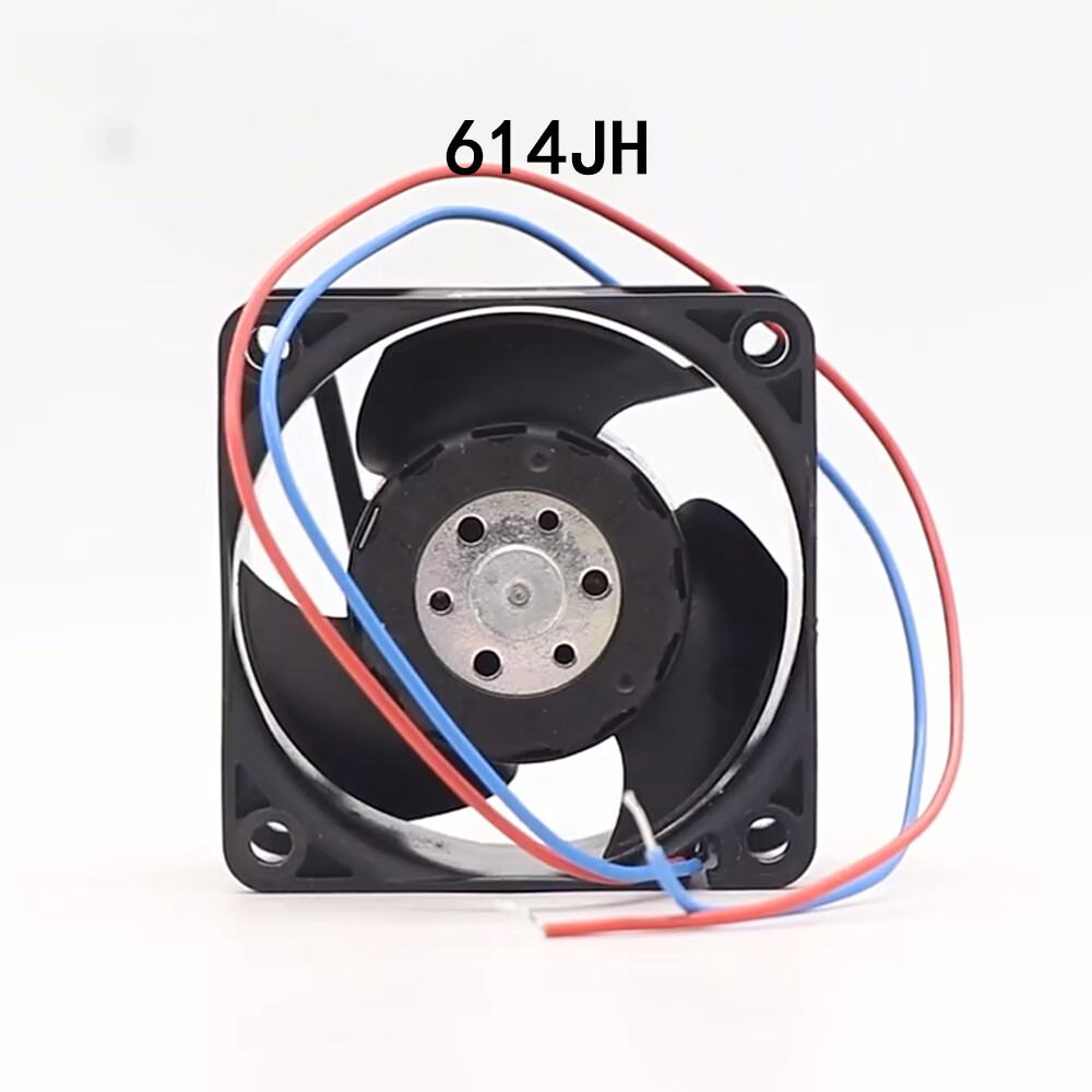 1PCS New Ebmpapst 614JH DC24V 7.7W 60x60x32mm 2-Wire Cooling Fan Fast Ship