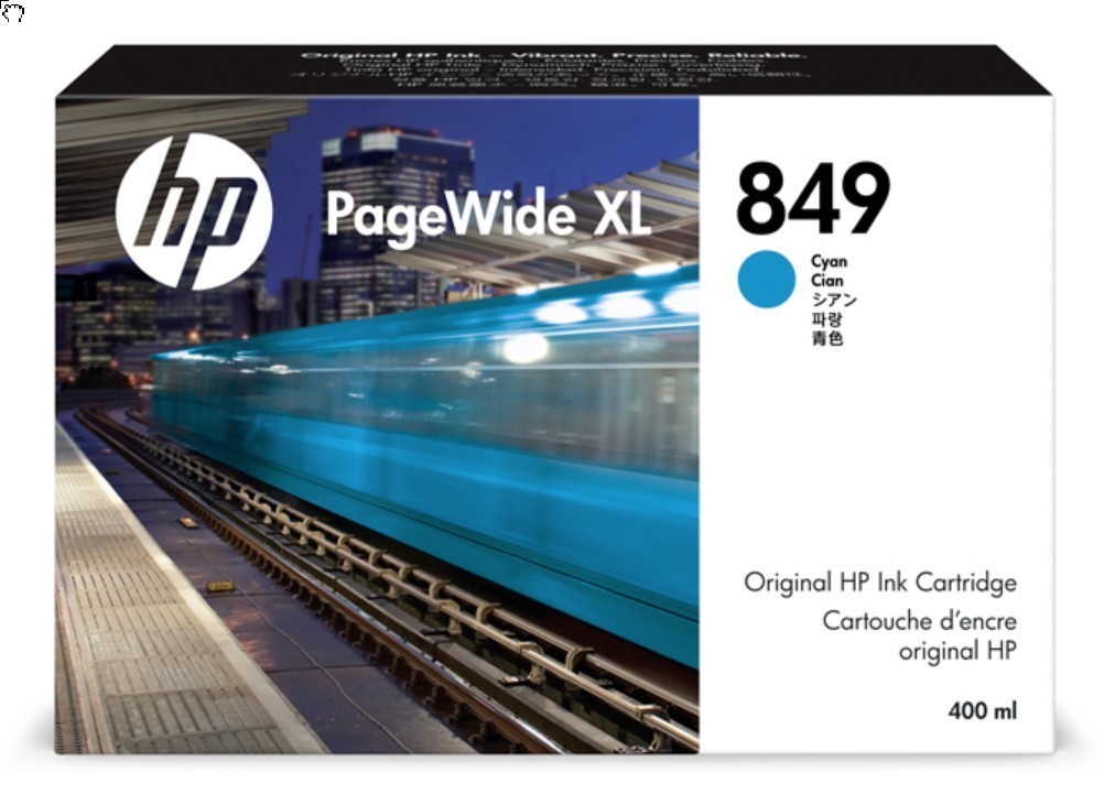 GENUINE  HP 849 Cyan Ink Cartridge 1XB39A PageWide XL 3900 FACTORY SEALED