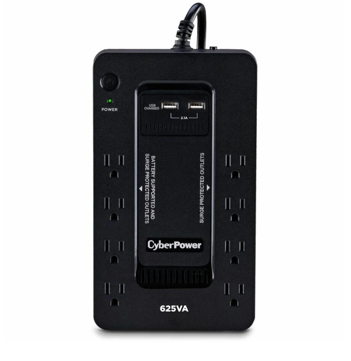 CyberPower ST625U 625 VA 360 W 8-Outlet Uninterruptible Power Supply
