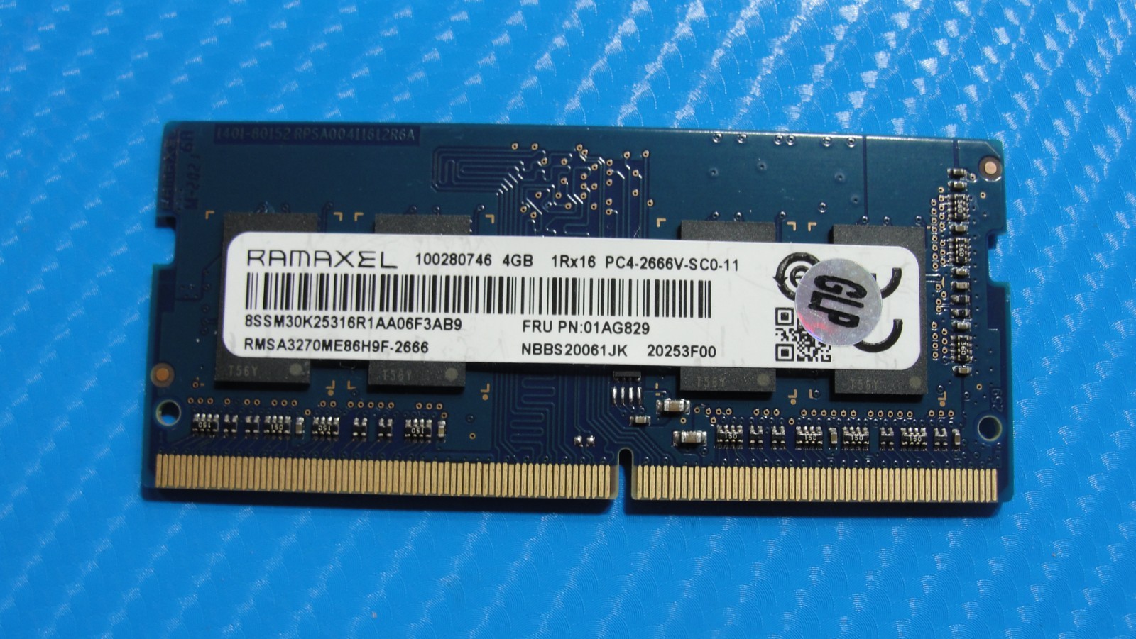 Lenovo S340-15IIL Ramaxel 4GB 1Rx16 Memory RAM PC4-2666V RMSA3270ME86H9F-2666