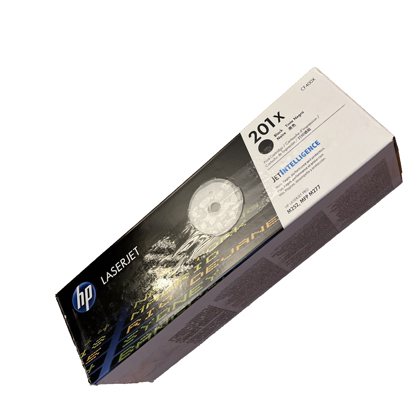 HP 201X (CF400X) Black Toner Cartridge OPENED BOX Unknown Condition Fast Ship