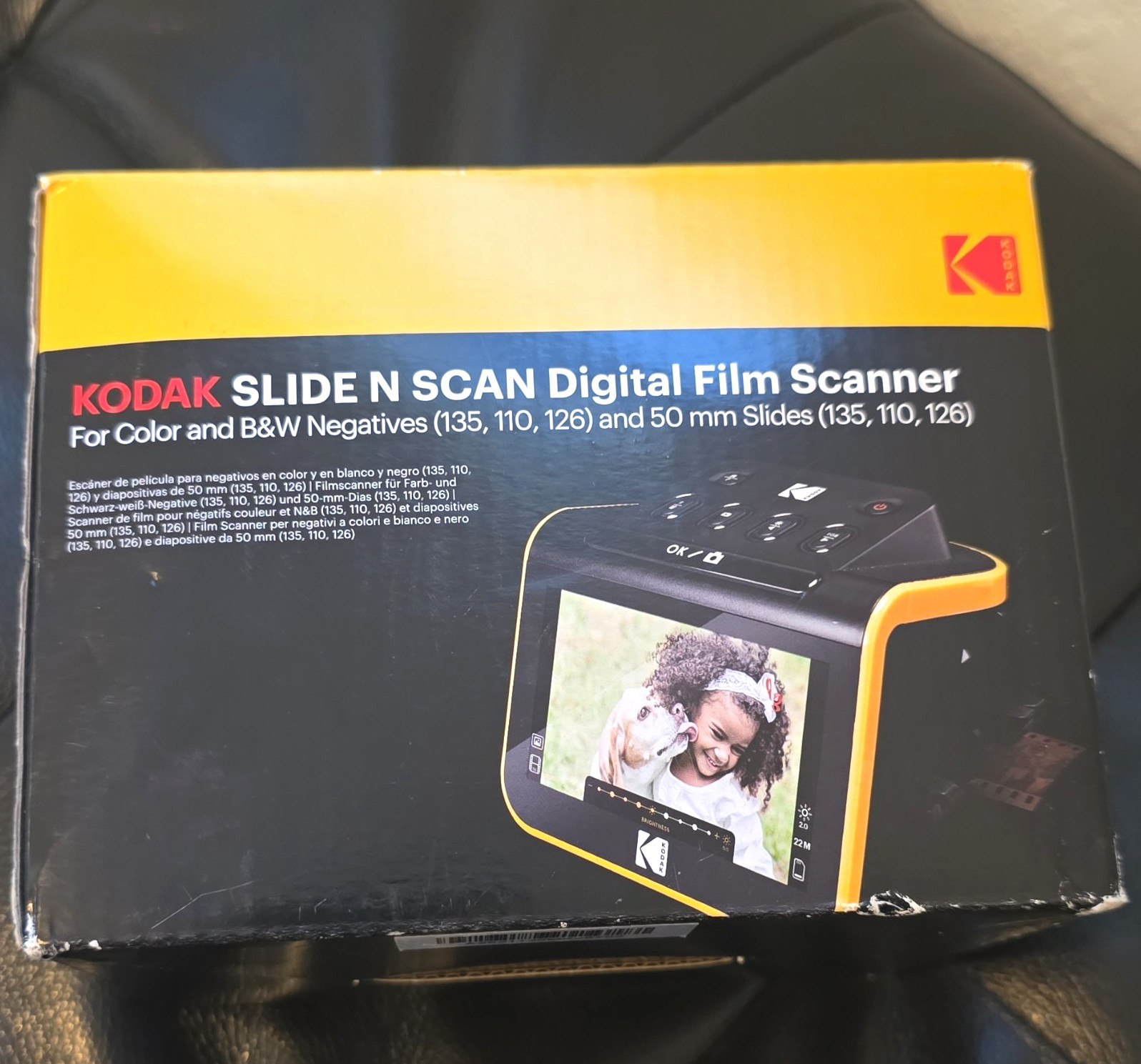 Kodak Slide N Scan Slide & Film Scanner 35mm/110/126 Negatives 50mm