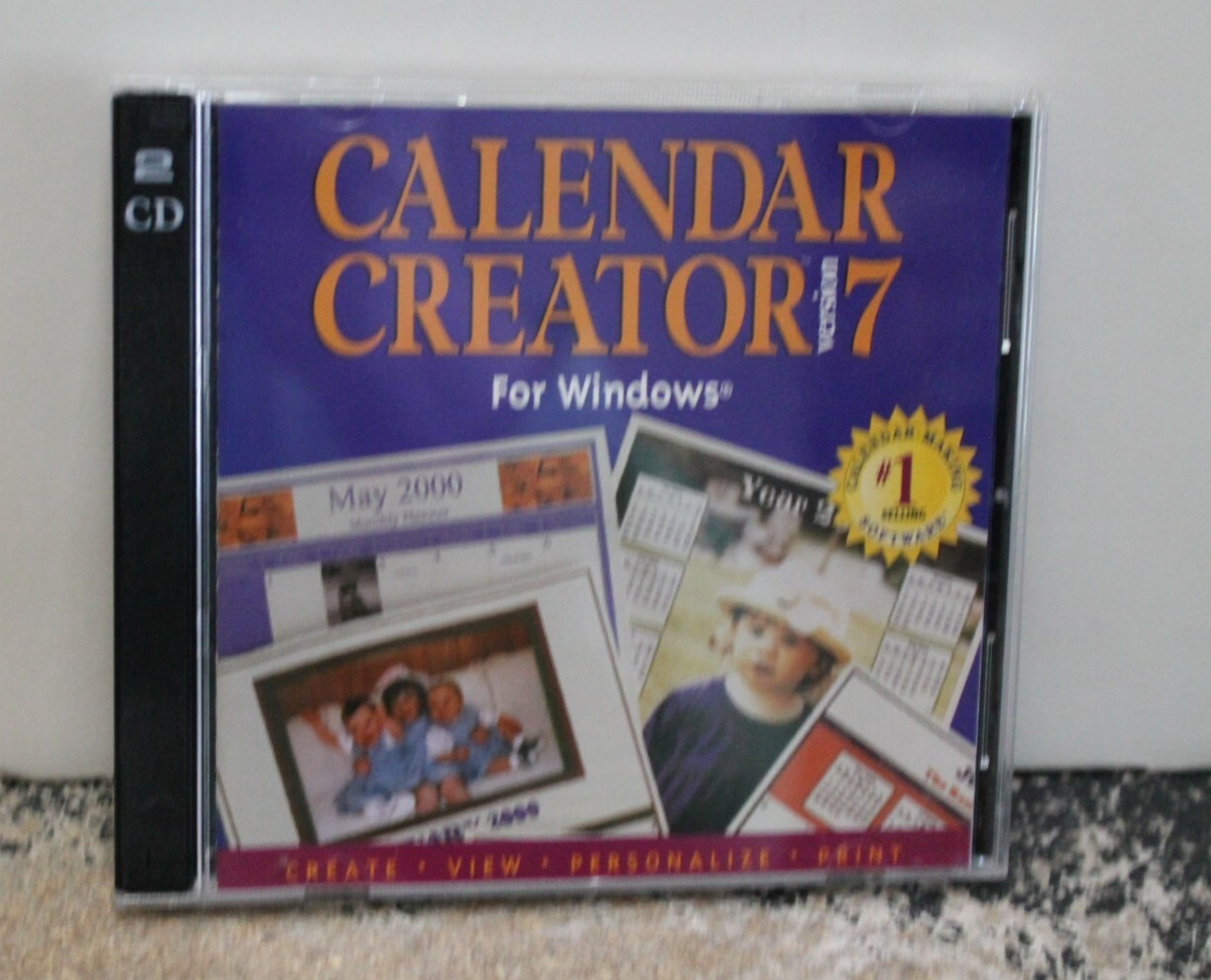 Calendar Creator, version 7 for windows (2 CD set) vintage CD-ROM