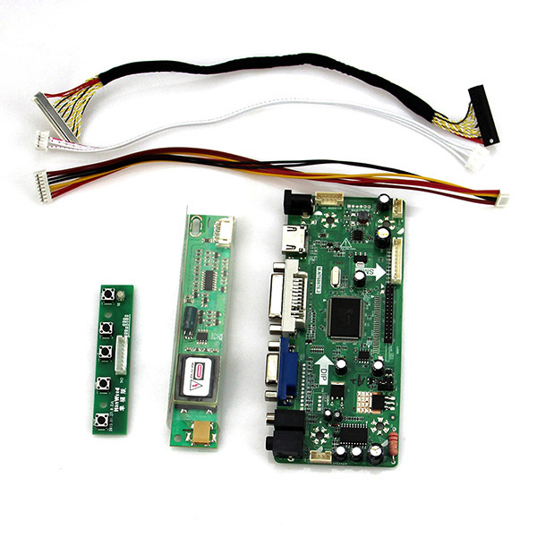 HDMI DVI VGA LCD Controller board driver Kit for LTN160AT02 1366X768 panel 16" 