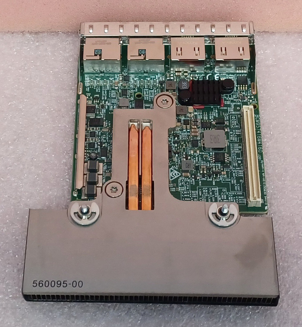 DELL BROADCOM 5720 2X 1GB + 57416 2X 10GB DAUGHTER CARD 01224N 1224N