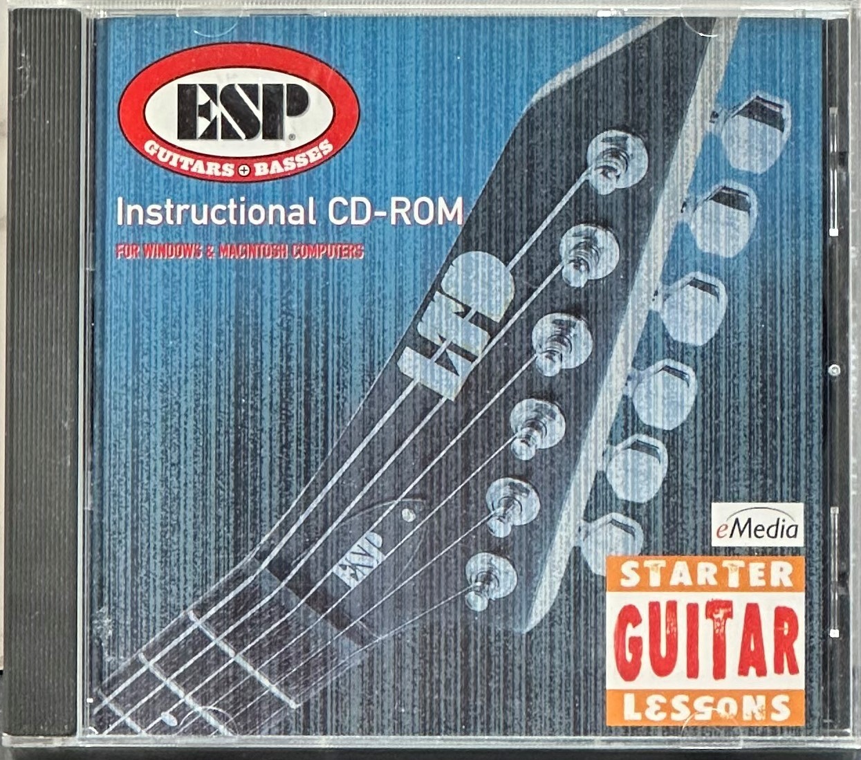 ESP Guitars & Basses Starter Guitar Lessons CD-ROM eMedia PC Mac