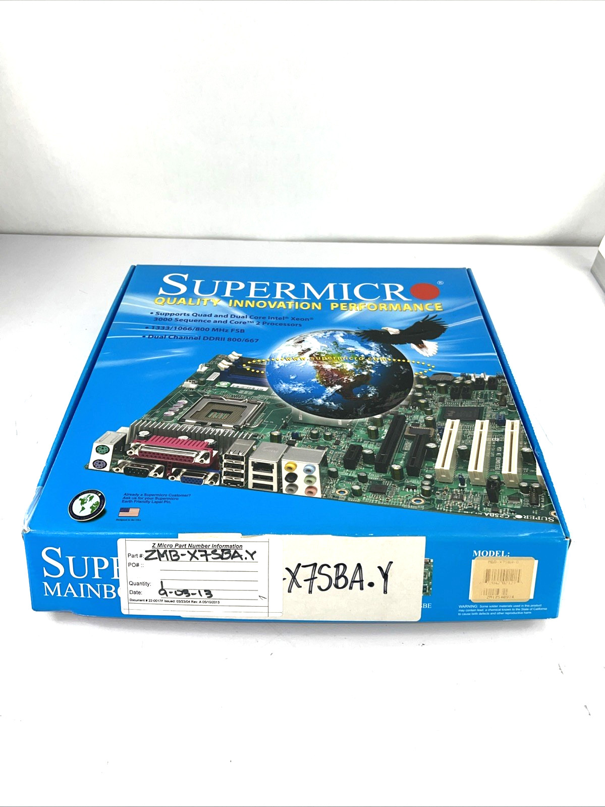 Supermicro X7SBA-O LGA775 Intel 3210 ATX Motherboard New Complete Box