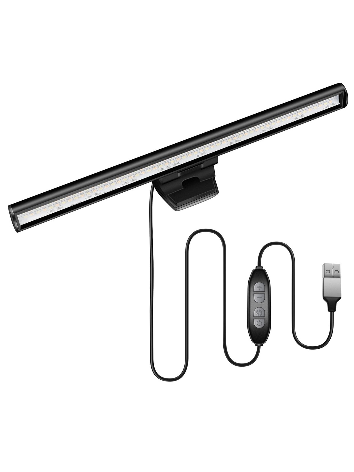 HIOUME Laptop Monitor Light Bar with Clip USB LED Task Lamp For Laptop, Black