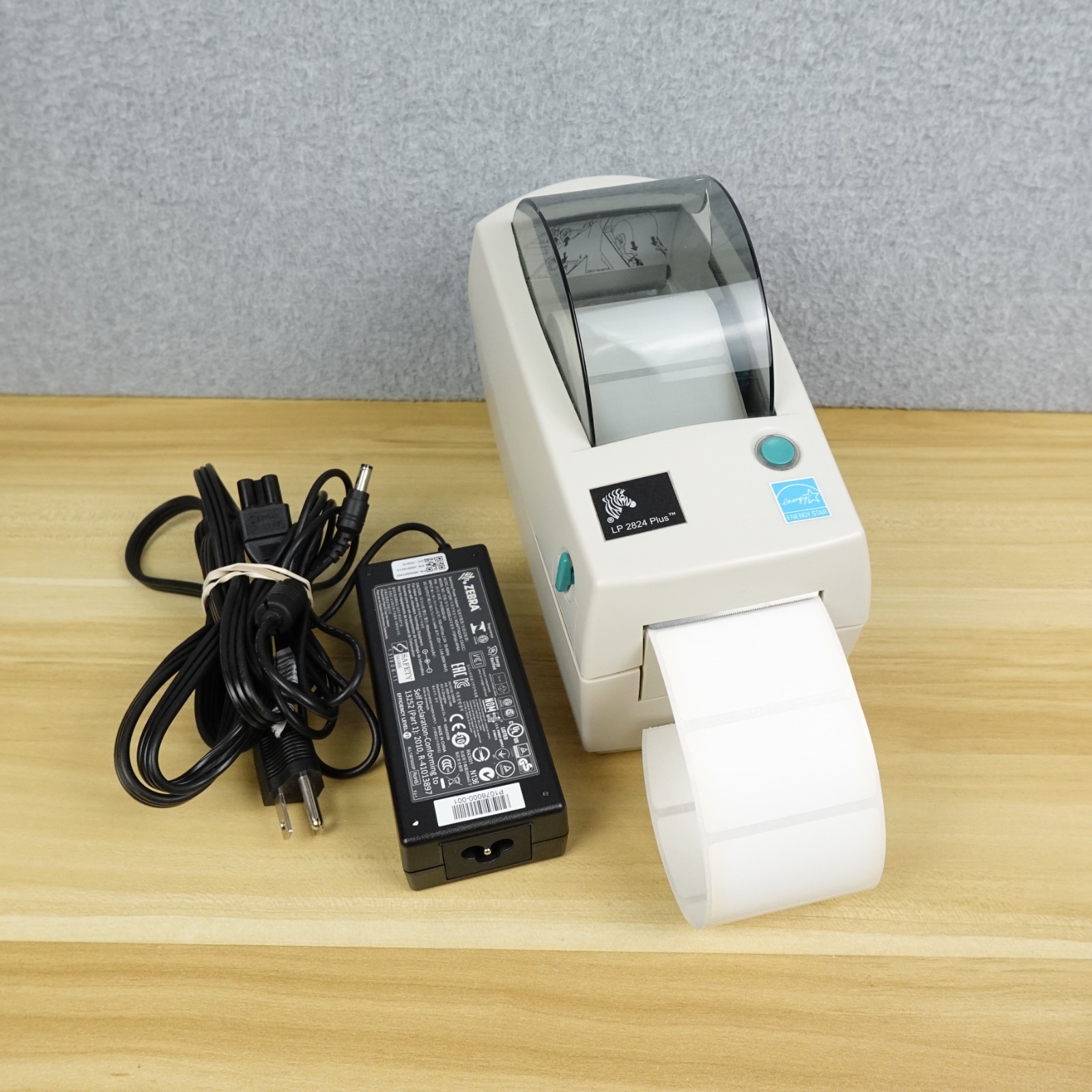 Zebra LP2824 Plus Direct Thermal Barcode Label Printer LAN USB Tested Working