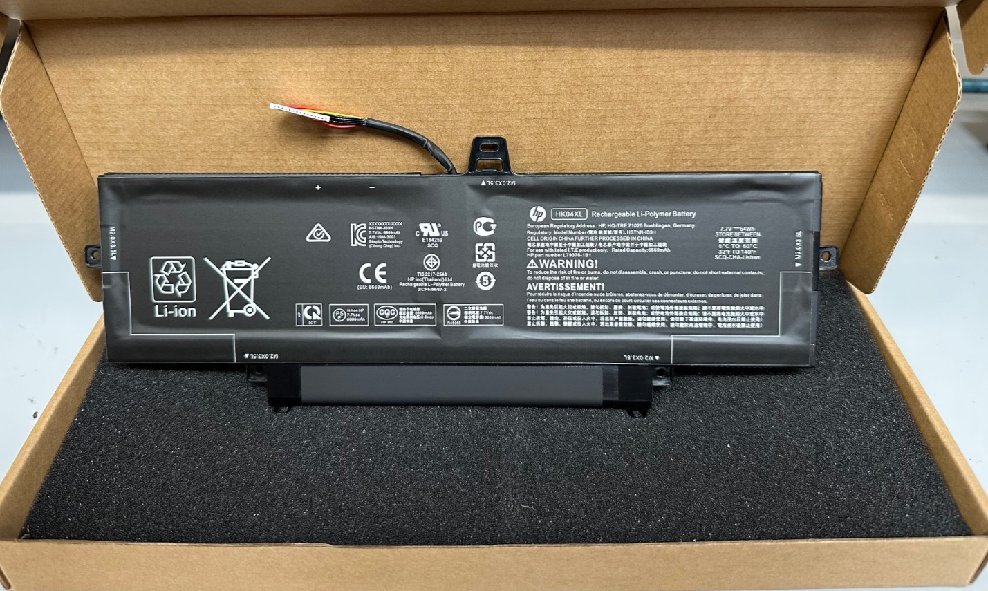 Genuine OEM HK04XL Battery for HP EliteBook X360 1030 1040 G7 G8 L84352-005 54Wh