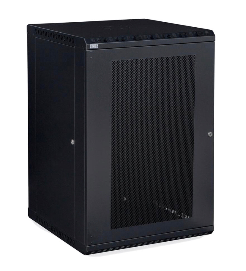 Kendall Howard 18U LINIER Fixed Wall Mount Cabinet - Glass Door