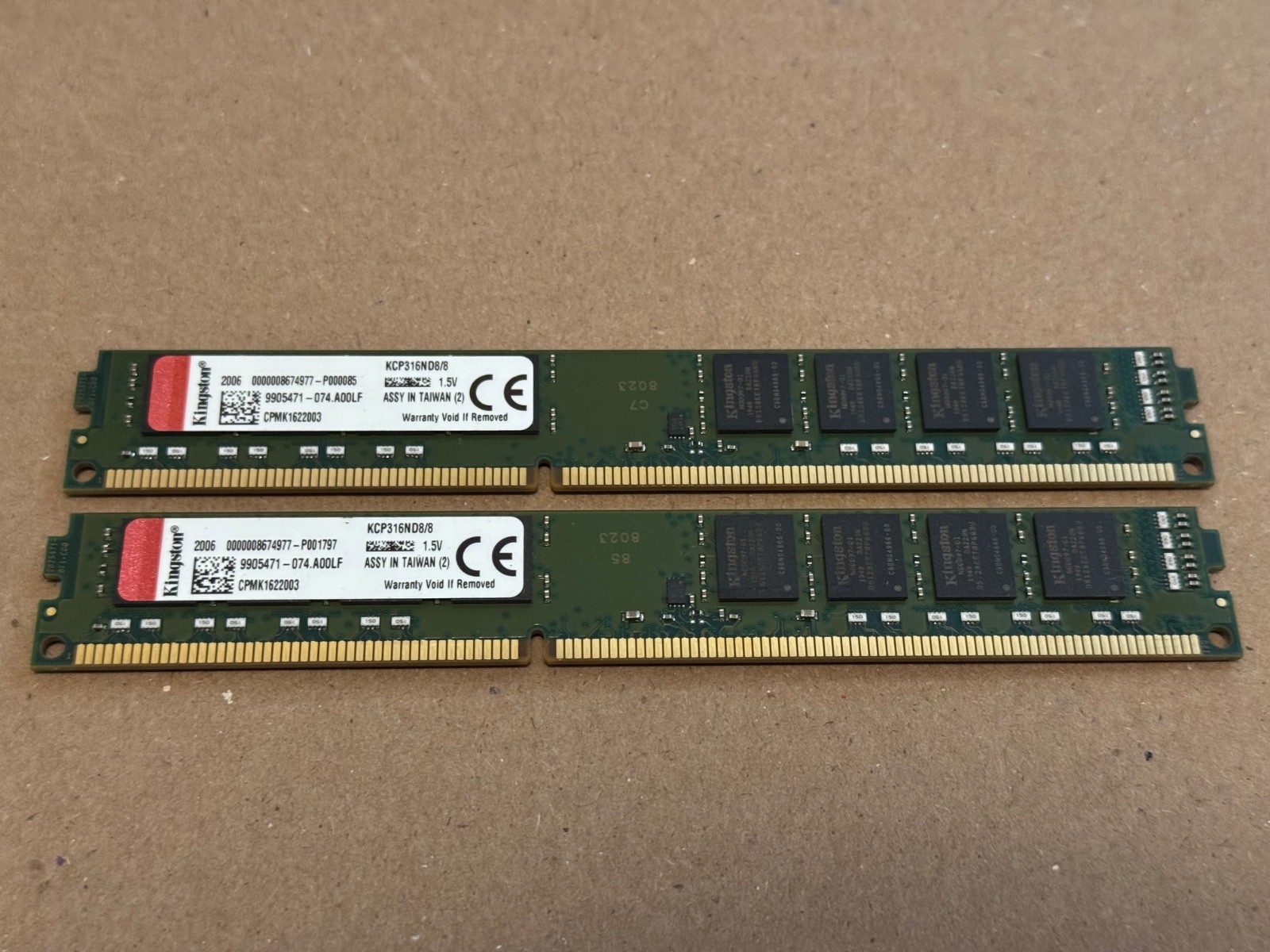 Kingston 16GB (2x8GB) DDR3 PC3 1600MHz Desktop RAM Memory | KCP316ND8/8 |