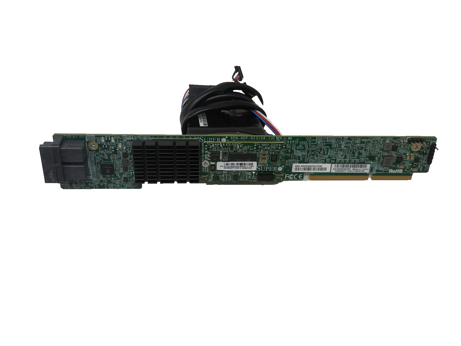 Supermicro Backplane with LSI 3108 RAID For X10/X11 FatTwin BPN-ADP-8S3108-1UF