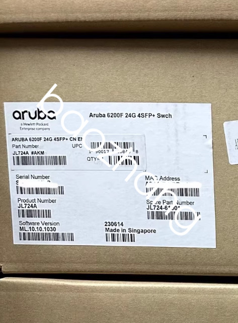 1PCS HPE Aruba Networking CX 6200F 24G 4SFP+ Switch JL724A new via FedEx or DHL