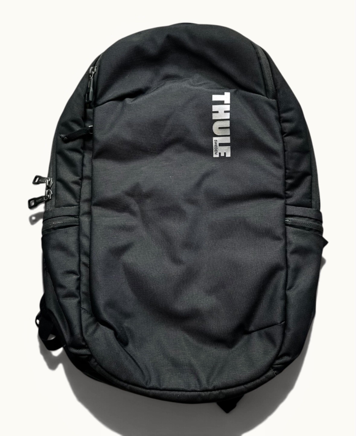 Thule Subterra 23L Laptop Backpack Black Zip Up Tech Travel Daypack